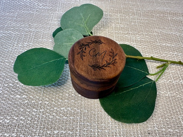 Round Ring Box (Customizable)