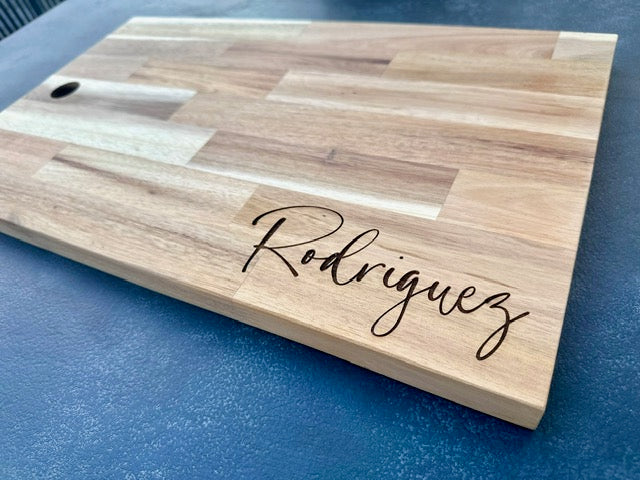 Large Acadia Cutting board (Customizable)